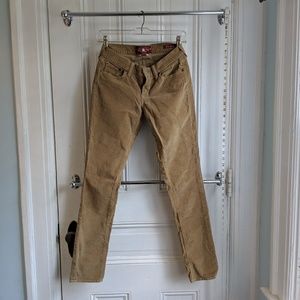 Lucky Brand skinny/straight cords